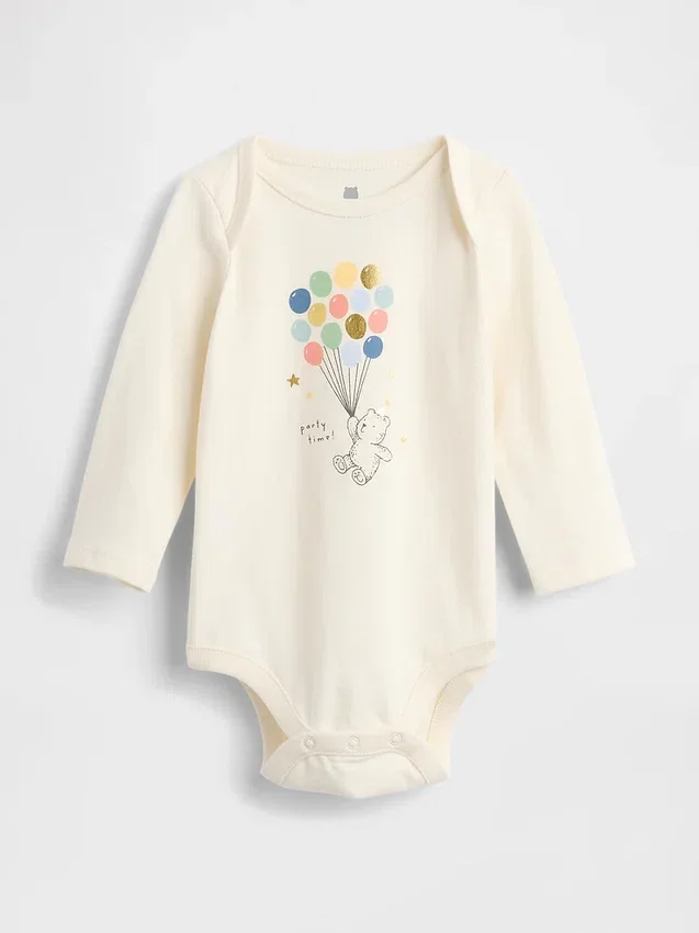 Baby First Favorites Bodysuit i ekologisk bomull med tryck
