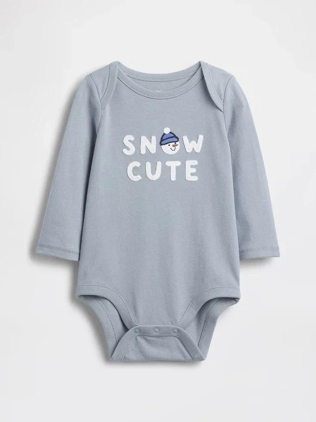 Baby First Favorites Bodysuit i ekologisk bomull med tryck