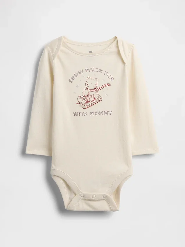 Baby First Favorites Bodysuit i ekologisk bomull med tryck