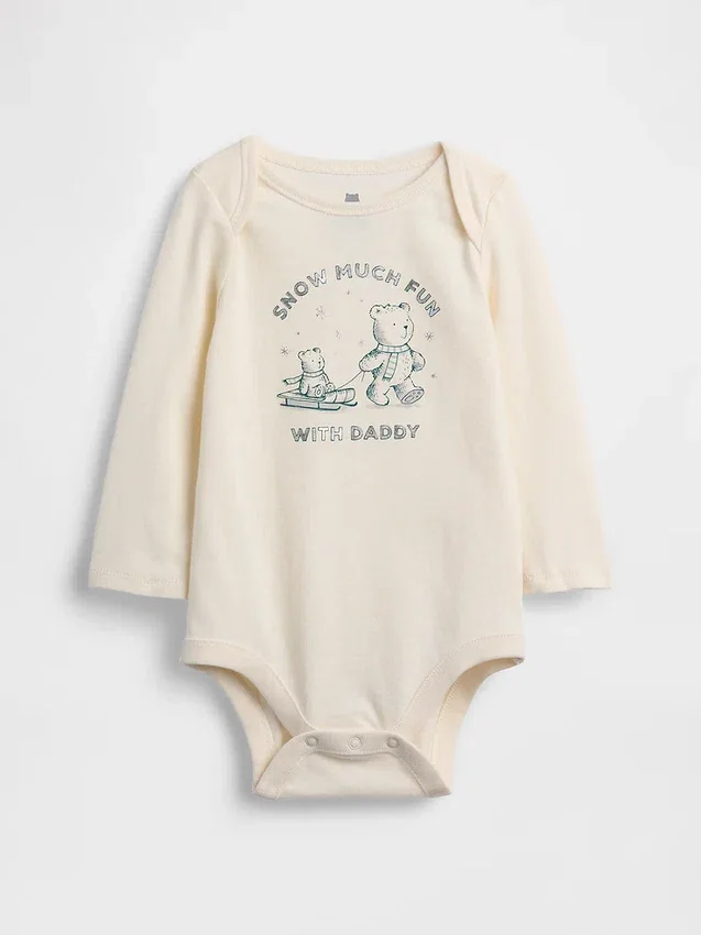 Baby First Favorites Bodysuit i ekologisk bomull med tryck