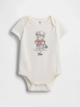 Baby First Favorites Bodysuit i ekologisk bomull med tryck