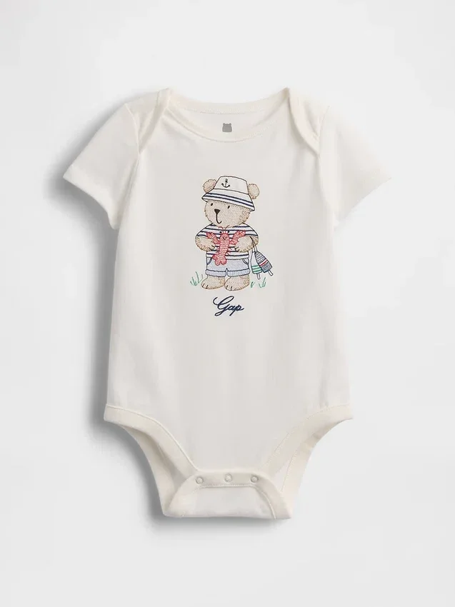 Baby First Favorites Bodysuit i ekologisk bomull med tryck