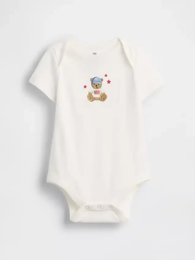 Baby First Favorites Bodysuit i ekologisk bomull med tryck