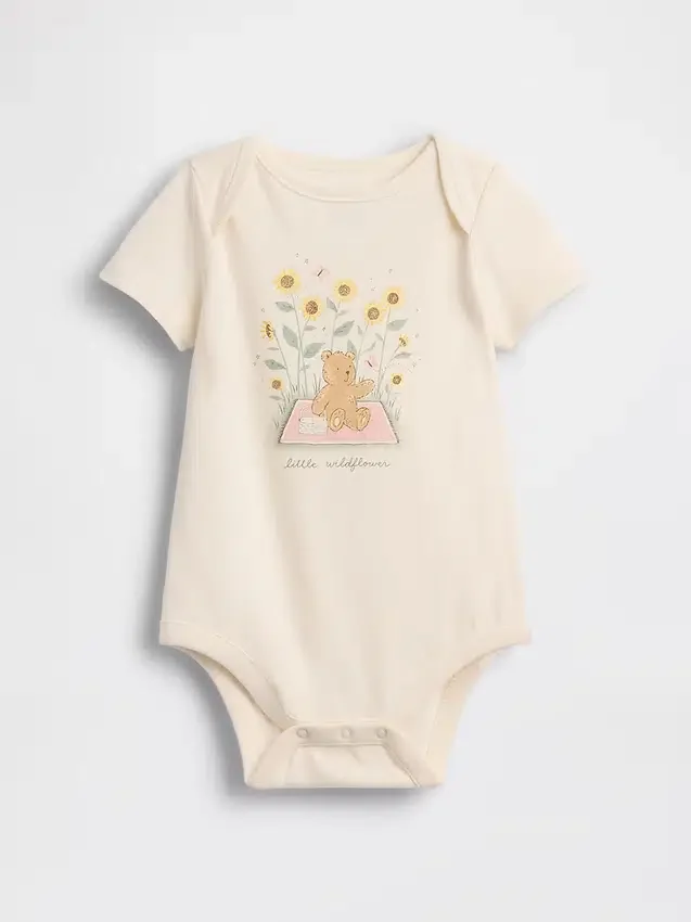 Baby First Favorites Bodysuit i ekologisk bomull med tryck