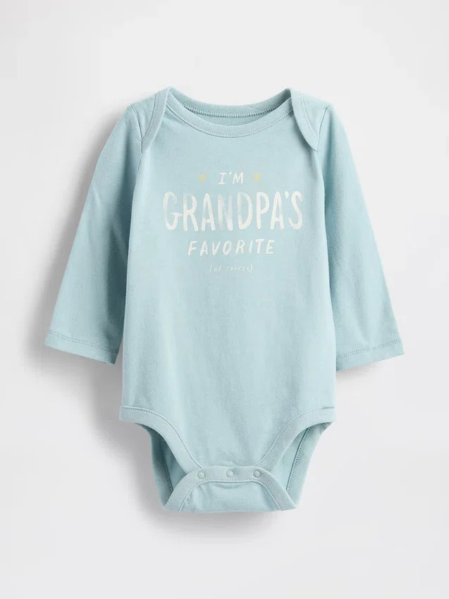 Baby First Favorites Bodysuit i ekologisk bomull med tryck