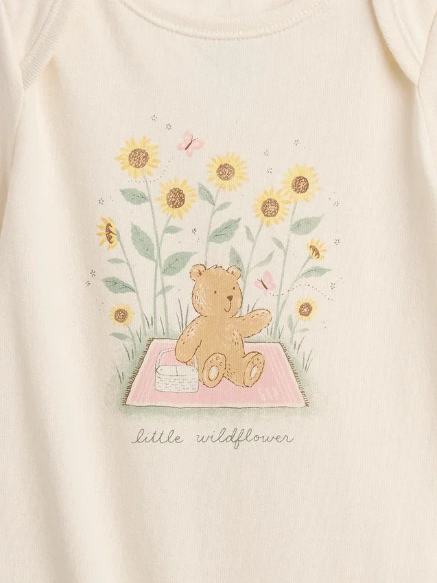 Baby First Favorites Bodysuit i ekologisk bomull med tryck