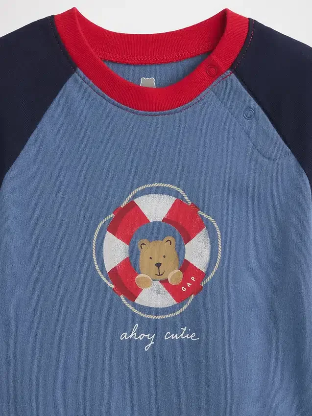 Baby First Favorites Bodysuit i ekologisk bomull med tryck