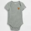 Baby First Favorites bodysuit i våffelstickning