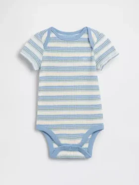 Baby First Favorites bodysuit i våffelstickning