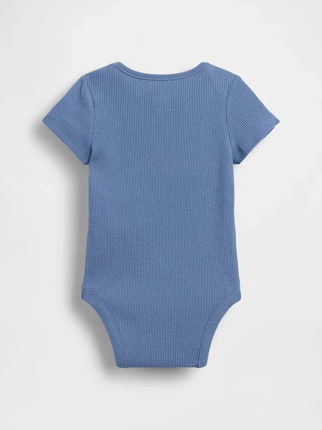 Baby First Favorites bodysuit i våffelstickning