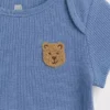 Baby First Favorites bodysuit i våffelstickning