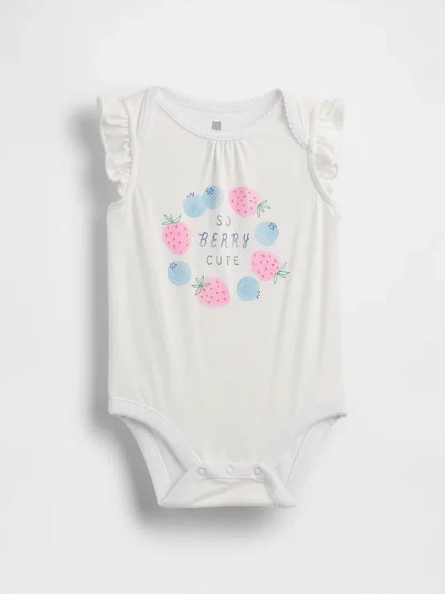 Baby First Favorites bodysuit med tryck