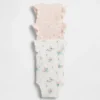 Baby First Favorites Bodysuit med volanger i fin ribb (3-pack)