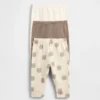 Baby First Favorites byxor i ekologisk bomull med dragkedja (3-pack)