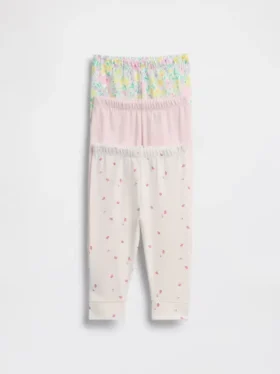 Baby First Favorites byxor i ekologisk bomull med dragkedja (flerpack)