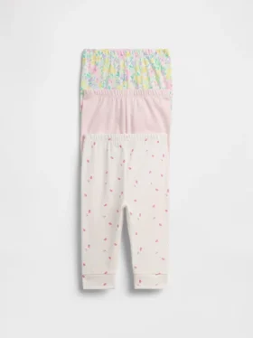 Baby First Favorites byxor i ekologisk bomull med dragkedja (flerpack)