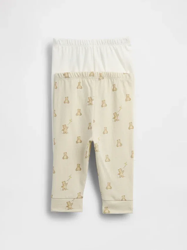 Baby First Favorites byxor i ekologisk bomull med dragkedja (flerpack)