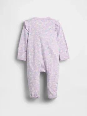 Baby First Favorites heldress med fötter i ekologisk bomull