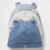 Baby First Favorites mössa i ekologisk bomull (3-pack)