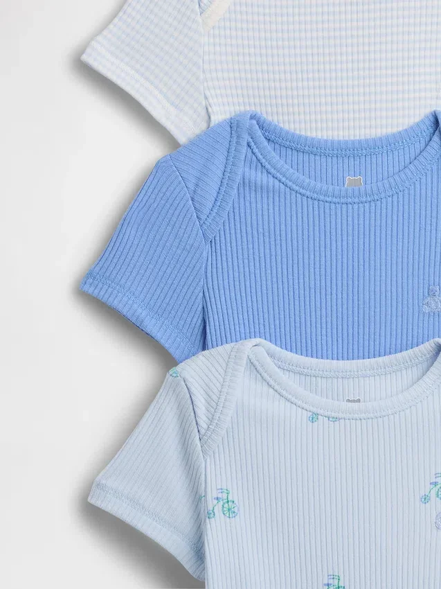 Baby First Favorites Tinyrib-Bodysuit (3-pack)