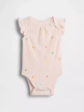 Baby First Favorites Tinyrib-bodysuit med prickar
