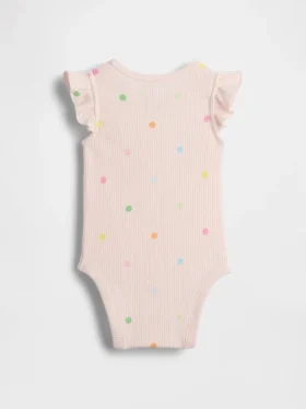 Baby First Favorites Tinyrib-bodysuit med prickar