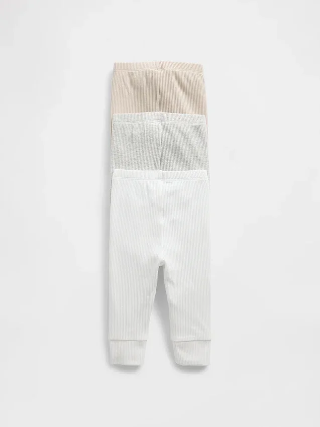 Baby First Favorites Tinyrib-byxor (3-pack)
