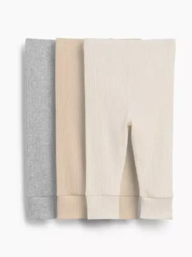 Baby First Favorites Tinyrib-byxor (3-pack)