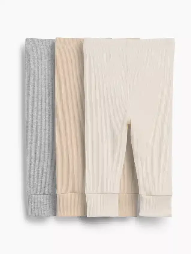Baby First Favorites Tinyrib-byxor (3-pack)