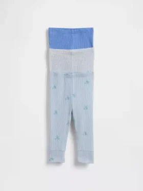 Baby First Favorites Tinyrib-byxor med resår i midjan (3-pack)