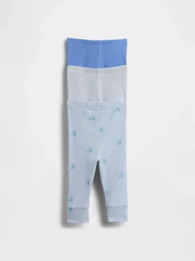Baby First Favorites Tinyrib-byxor med resår i midjan (3-pack)