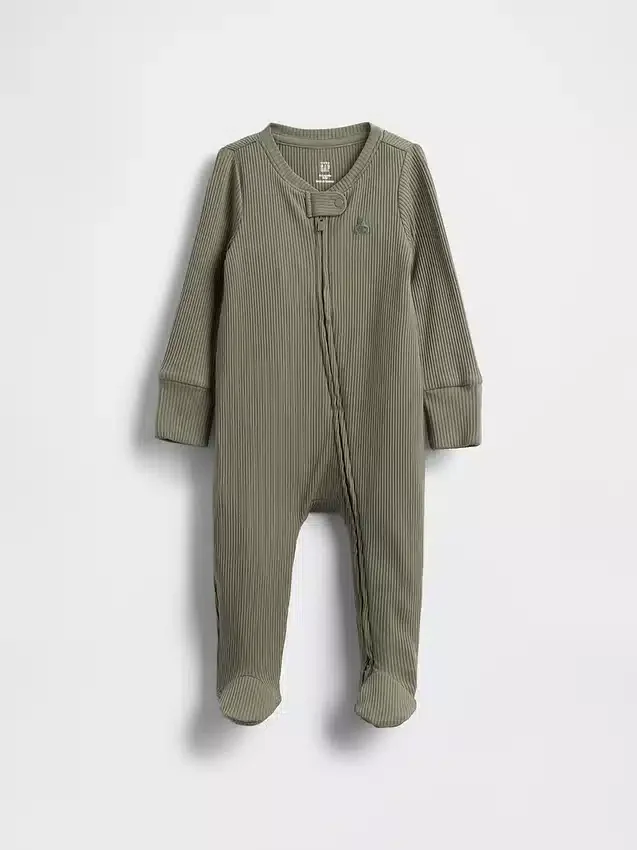 Baby First Favorites Tinyrib-heldress med fötter