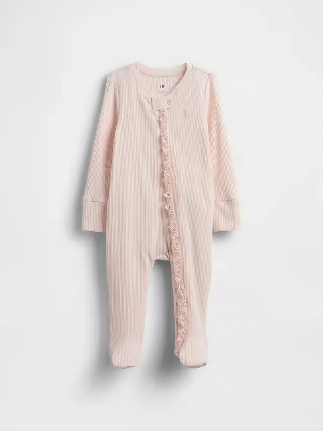 Baby First Favorites Tinyrib-heldress med fötter