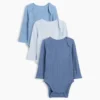 Baby First Favorites Tinyrib Pocket Bodysuit (3-pack)