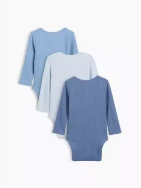 Baby First Favorites Tinyrib Pocket Bodysuit (3-pack)