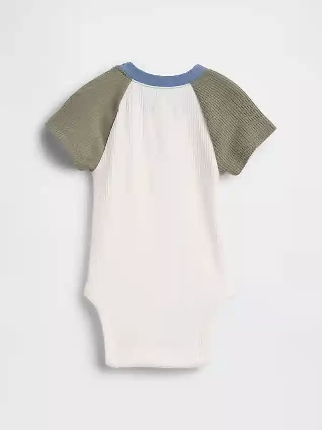 Baby First Favorites Tinyrib Raglan-bodysuit