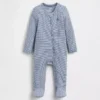 Baby First Favorites Tinyrib-randig heldress med fötter