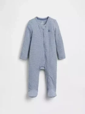 Baby First Favorites Tinyrib-randig heldress med fötter