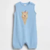 Baby Ice Cream Bear virkad kort heldress