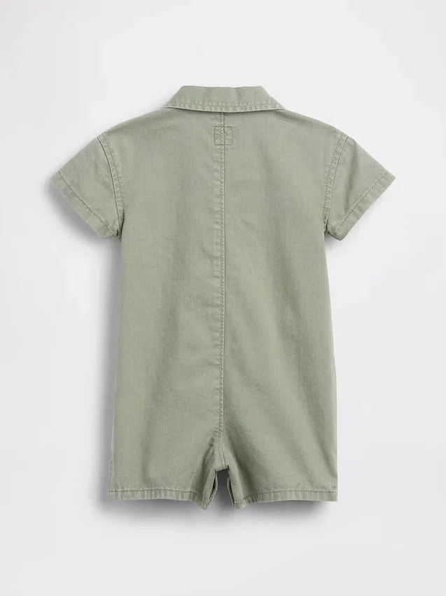 Baby-jeansheldress med fickor