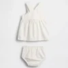 Baby-jeansset med jordgubbsmönster