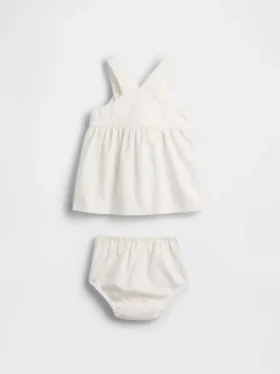 Baby-jeansset med jordgubbsmönster