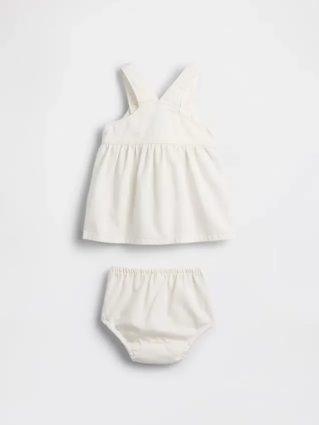 Baby-jeansset med jordgubbsmönster