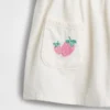 Baby-jeansset med jordgubbsmönster