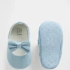 Baby-Mary Jane-skor i denim med rosett