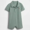 Baby Pique Pikétröja Shorty-heldressar