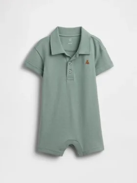 Baby Pique Pikétröja Shorty-heldressar