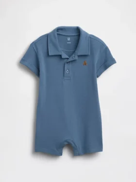 Baby Pique Pikétröja Shorty-heldressar