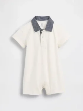 Baby Pique Pikétröja Shorty-heldressar