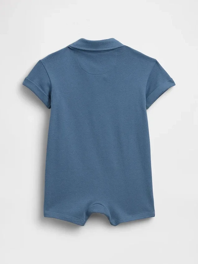 Baby Pique Pikétröja Shorty-heldressar